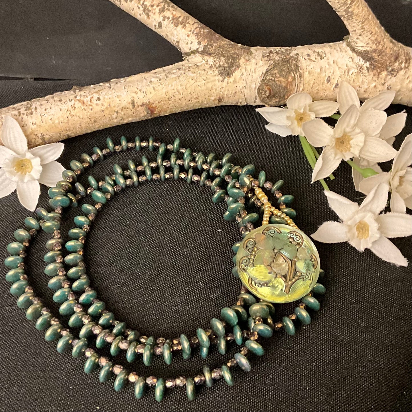 Wrap Bracelet in Persian Green