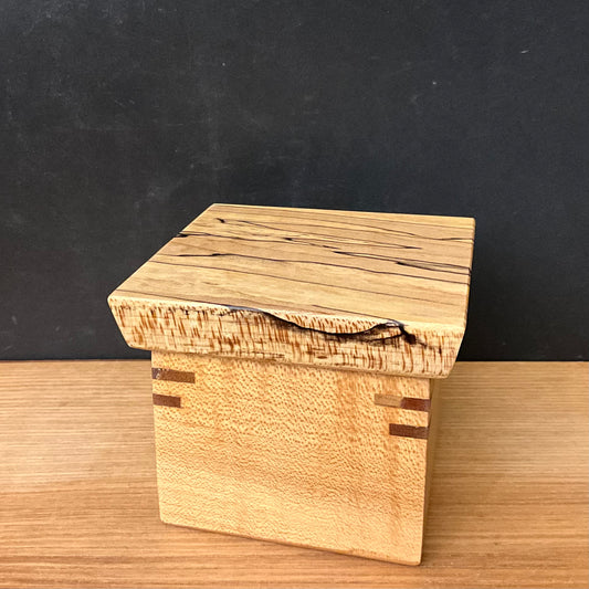 Maple & Spalted Maple 3" Box #2520