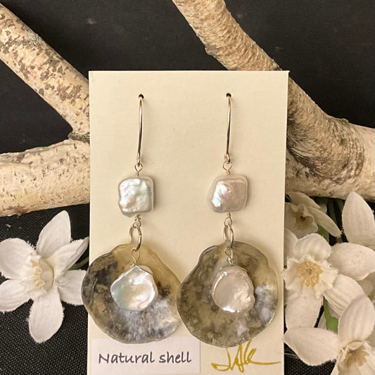 FW Pearl & Shell Earrings #275