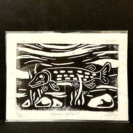 River Spear Linel Print
