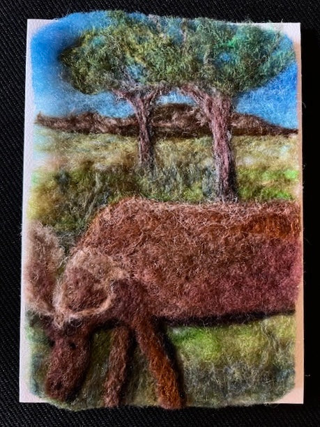 Moose I - greeting card