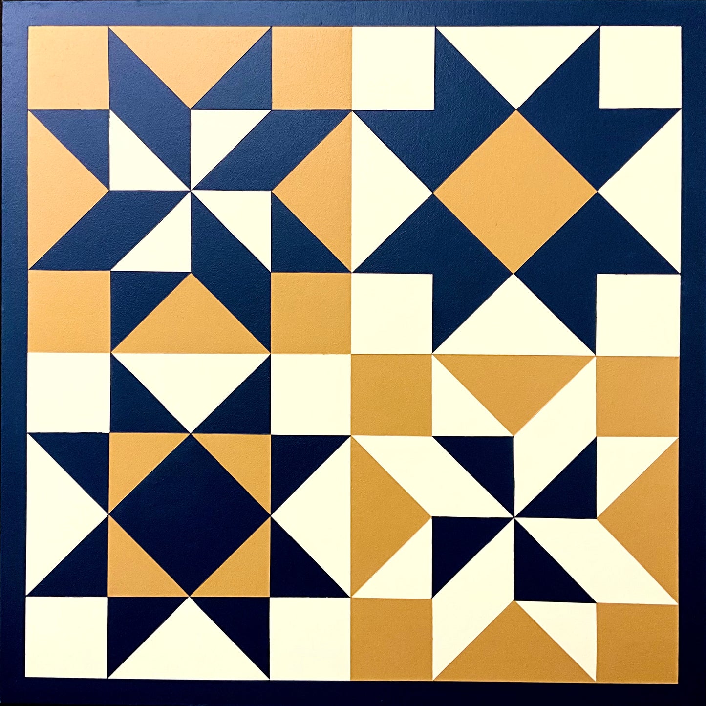 Barn Quilt - 4 Star Pattern - 2x2