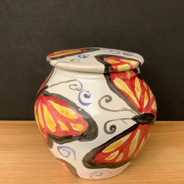 Ginger Jar with Butterflies