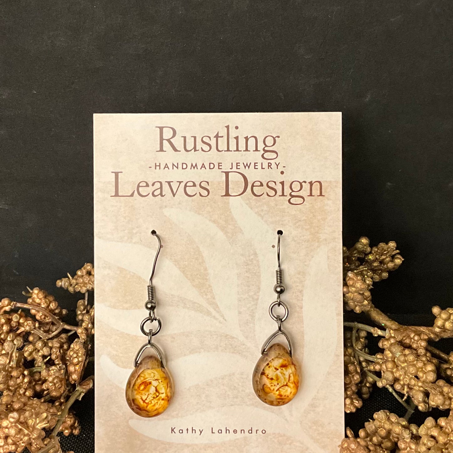 Gold Drop Earrings