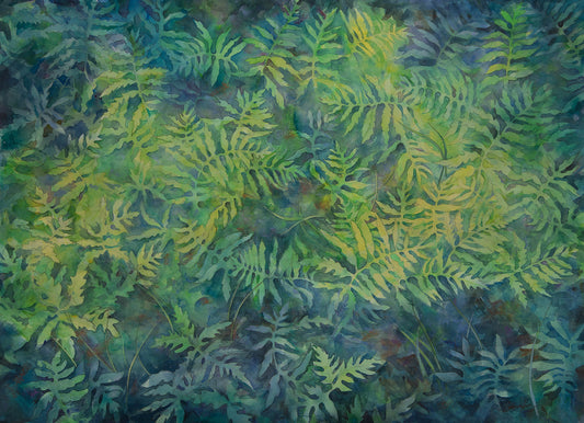 “Fern Harmony”, Framed Painting
