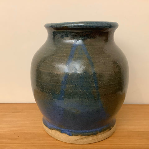 Small Blue Green Vase, Nan Lazovik