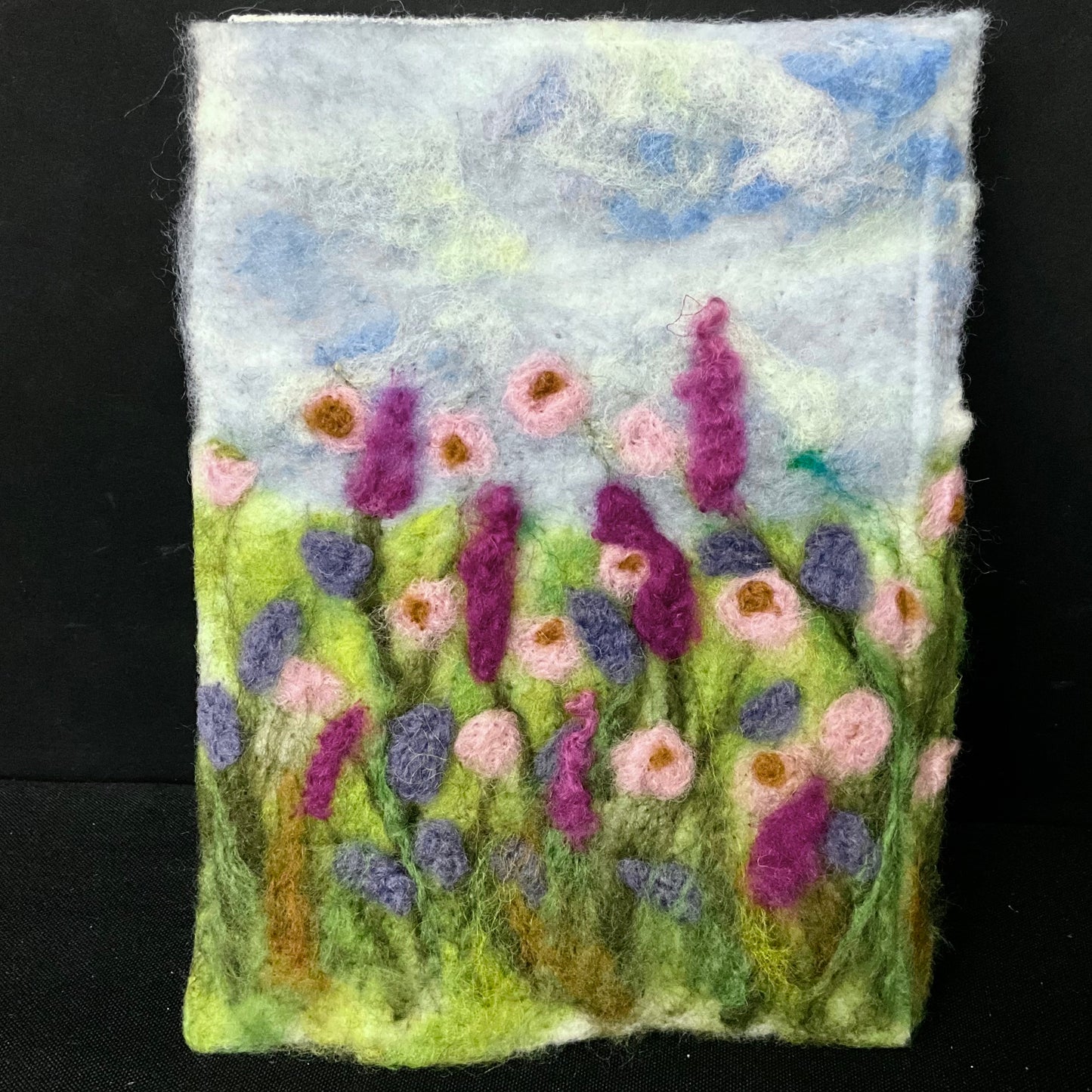 Love of Flowers -  Hand Felted Framed Art