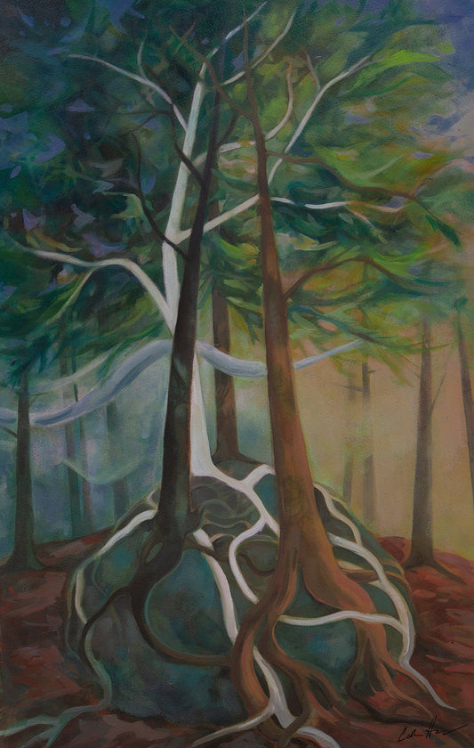 “When Roots Become Tree” Framed Painting