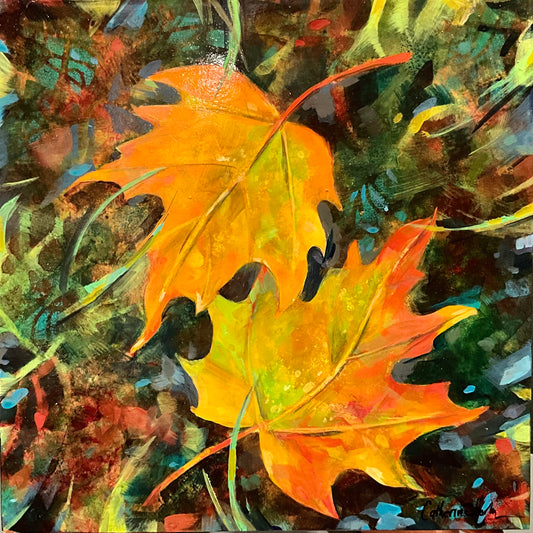 “Fall Leaves” Painting