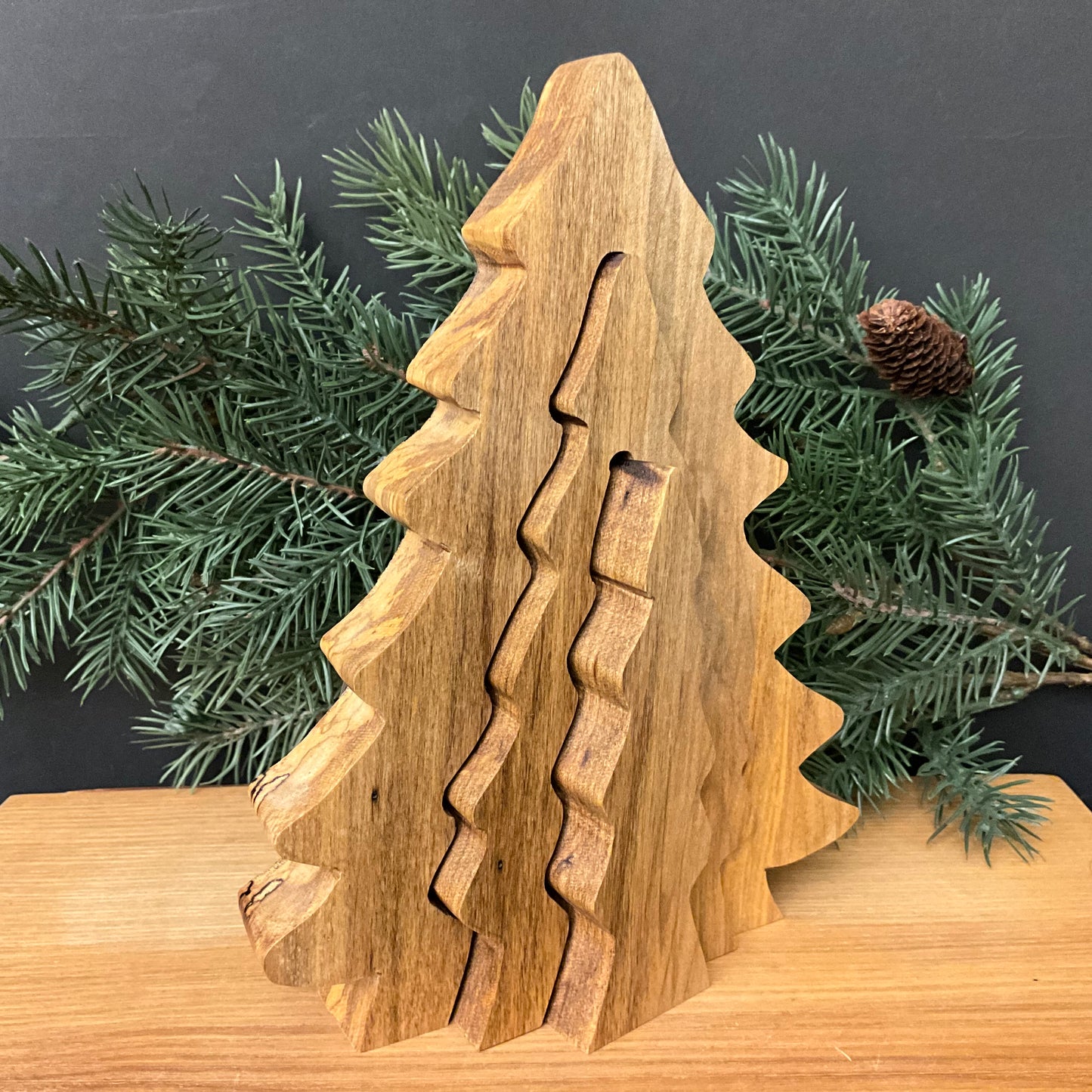 3-D Cutout Tree Assorted Hardwood
