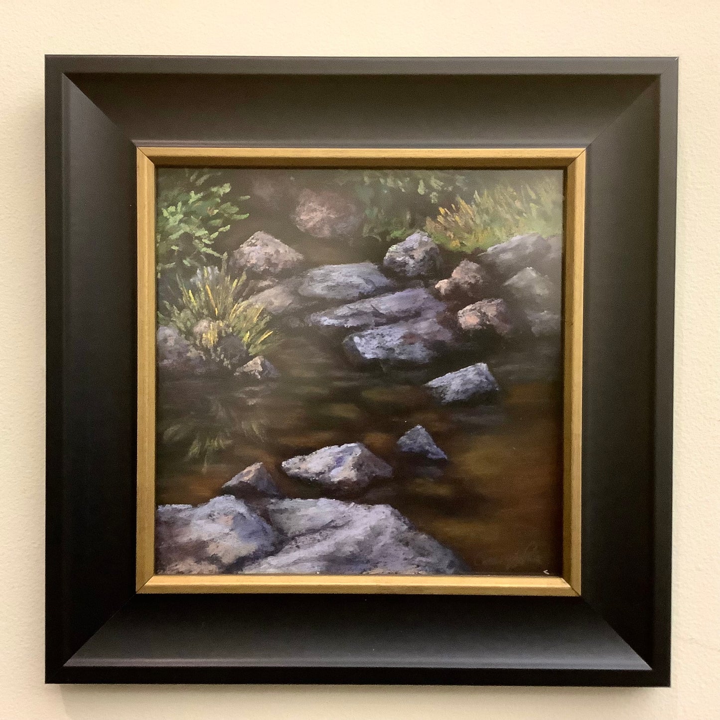 “A Rest Before the Fall” Original Framed Pastel