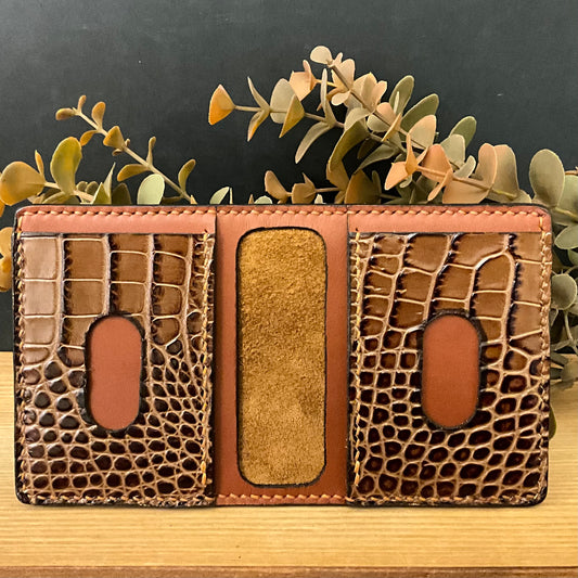 Foldable Wallet with Two Slide Slots