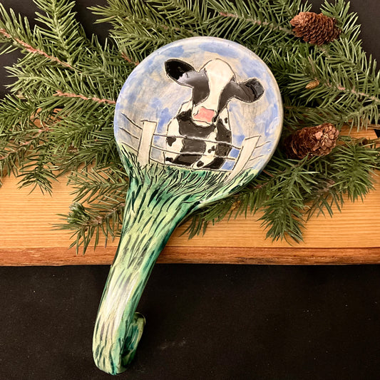 Spoon Rest Holstein Cow