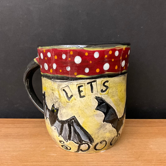 Halloween Mug with Bat “Let’s Get Spooky”