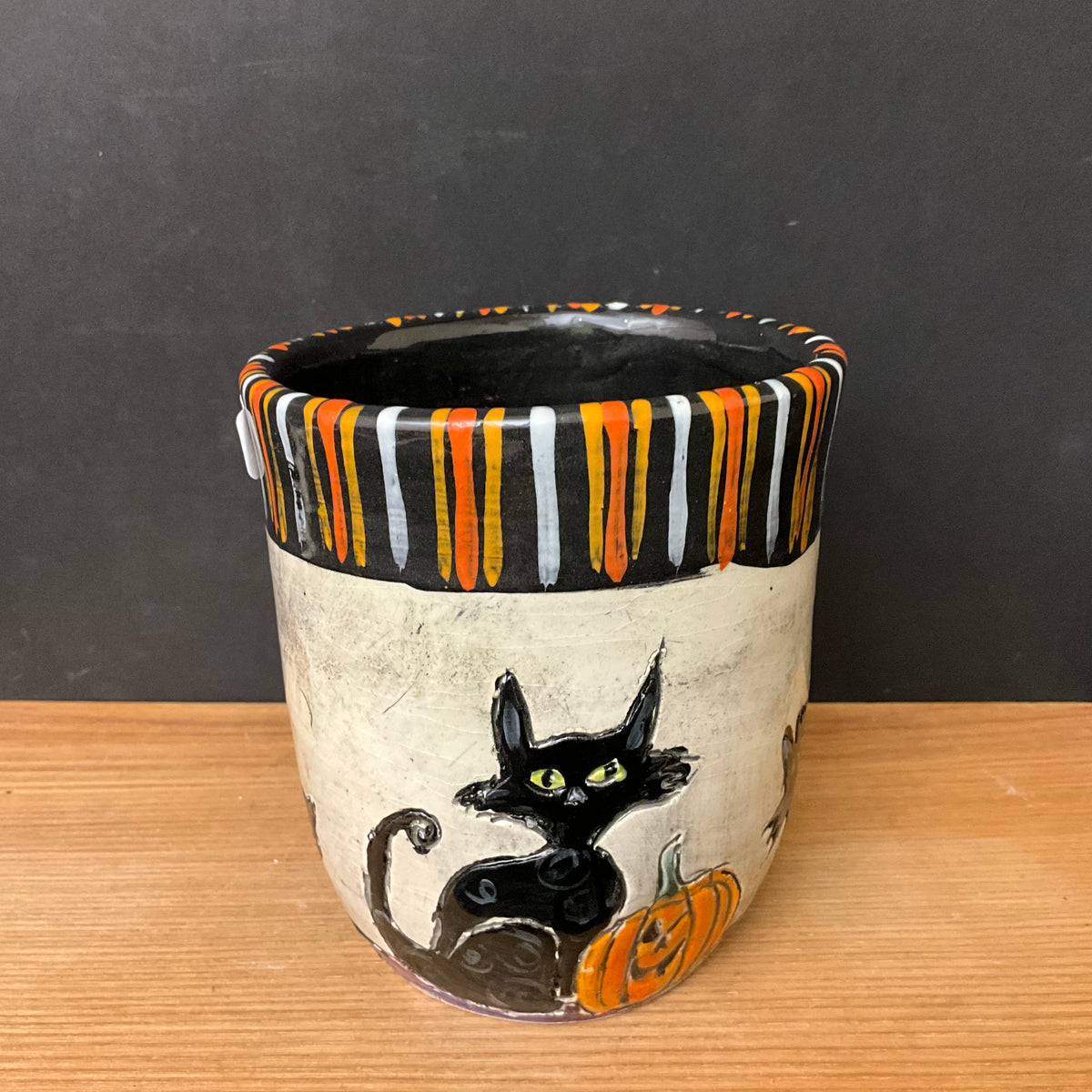 Halloween Mug with Scary Cats