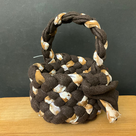 Small One Handle Basket in Browns
