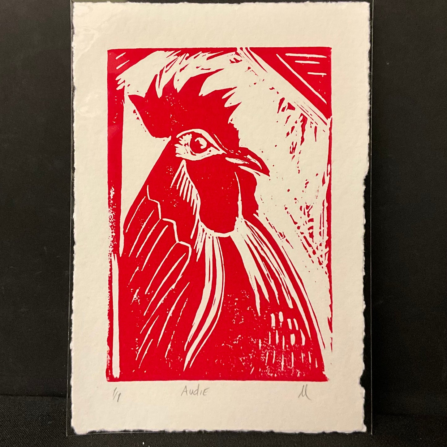 Audie Linel Print Red