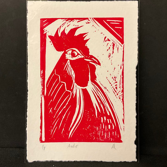 Audie Linel Print Red