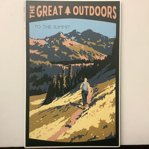 “Great Outdoors” Poster, “To the Summit”