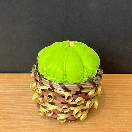 Pin Cushion Cutie, Dyed Ash Basket