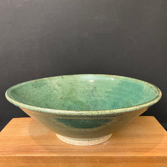 Serving Bowl in Greens