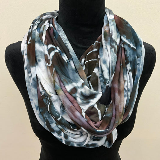 Rayon Jersey Infinity Scarf - Wide - Nebulae