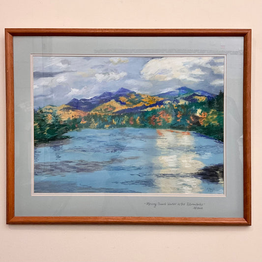 “Moving Toward Winter in the Adirondacks” Original Framed Watercolor