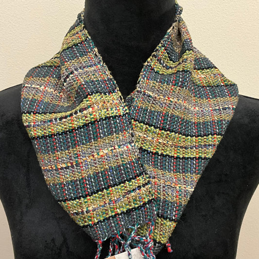 “Jamie” Infinity Scarf - J233 Olive & Green