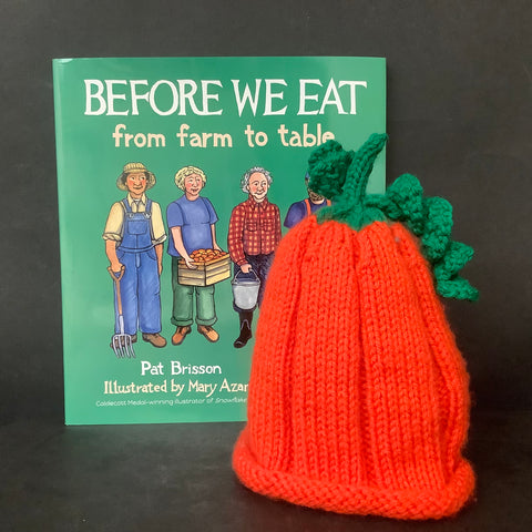 Hand Knitted Pumpkin Baby/toddler Hat, Donna McGill, Potsdam, NY