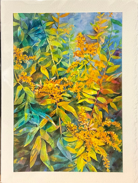 “Gilded Goldenrod” Note Card