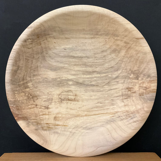 12” Spalted Silver Maple Wood Bowl #196