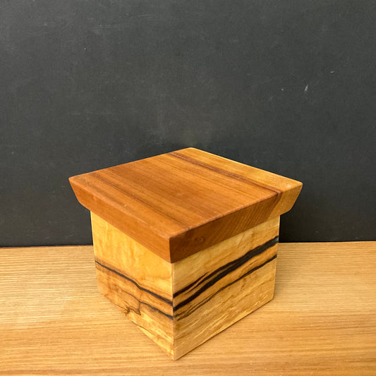 Maple w Blue River Cherry 3" Box #2540