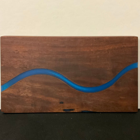 Walnut Cutting Board w/ Blue River #2532