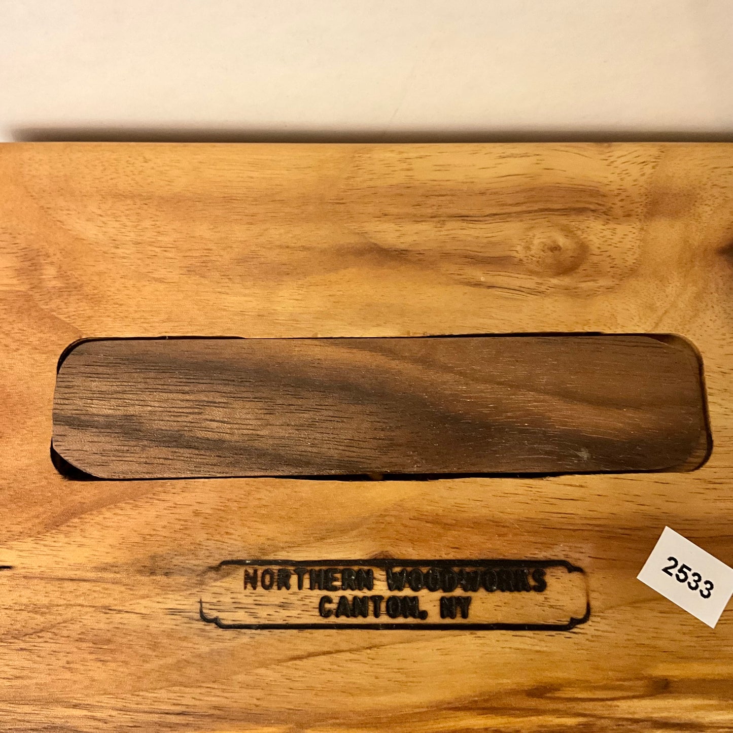 Walnut Cribbage Board #2533