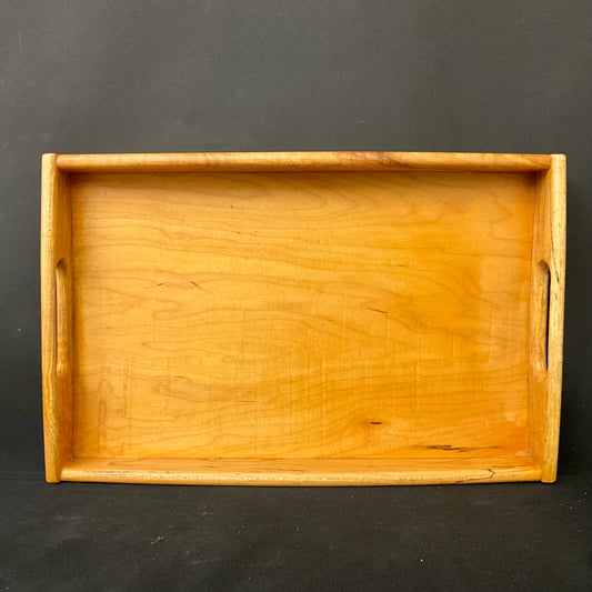 Spalted Maple Handled Tray #2526