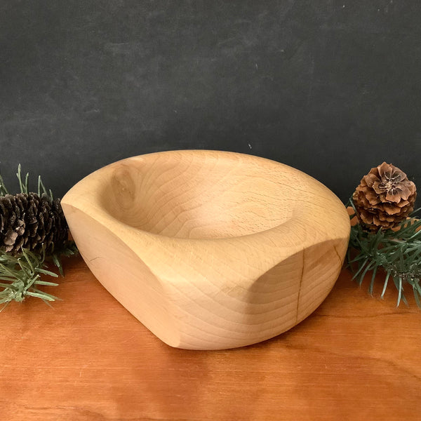 Free Form Beech Bowl