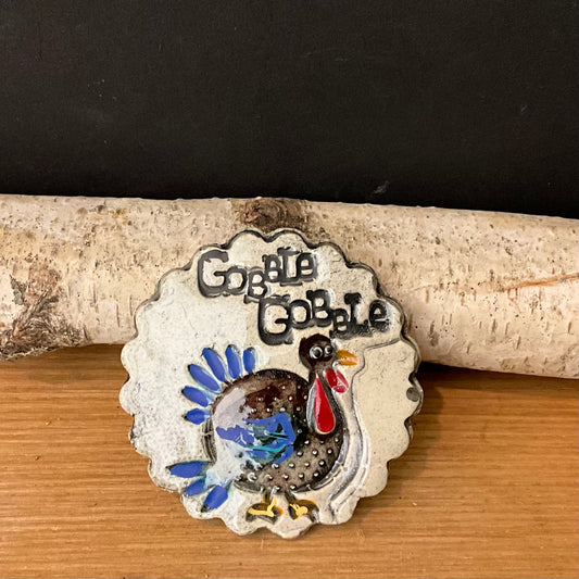 Small Ceramic Turkey Magnets