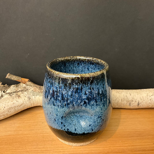 Pinched Tumblers Blue & Midnight Black