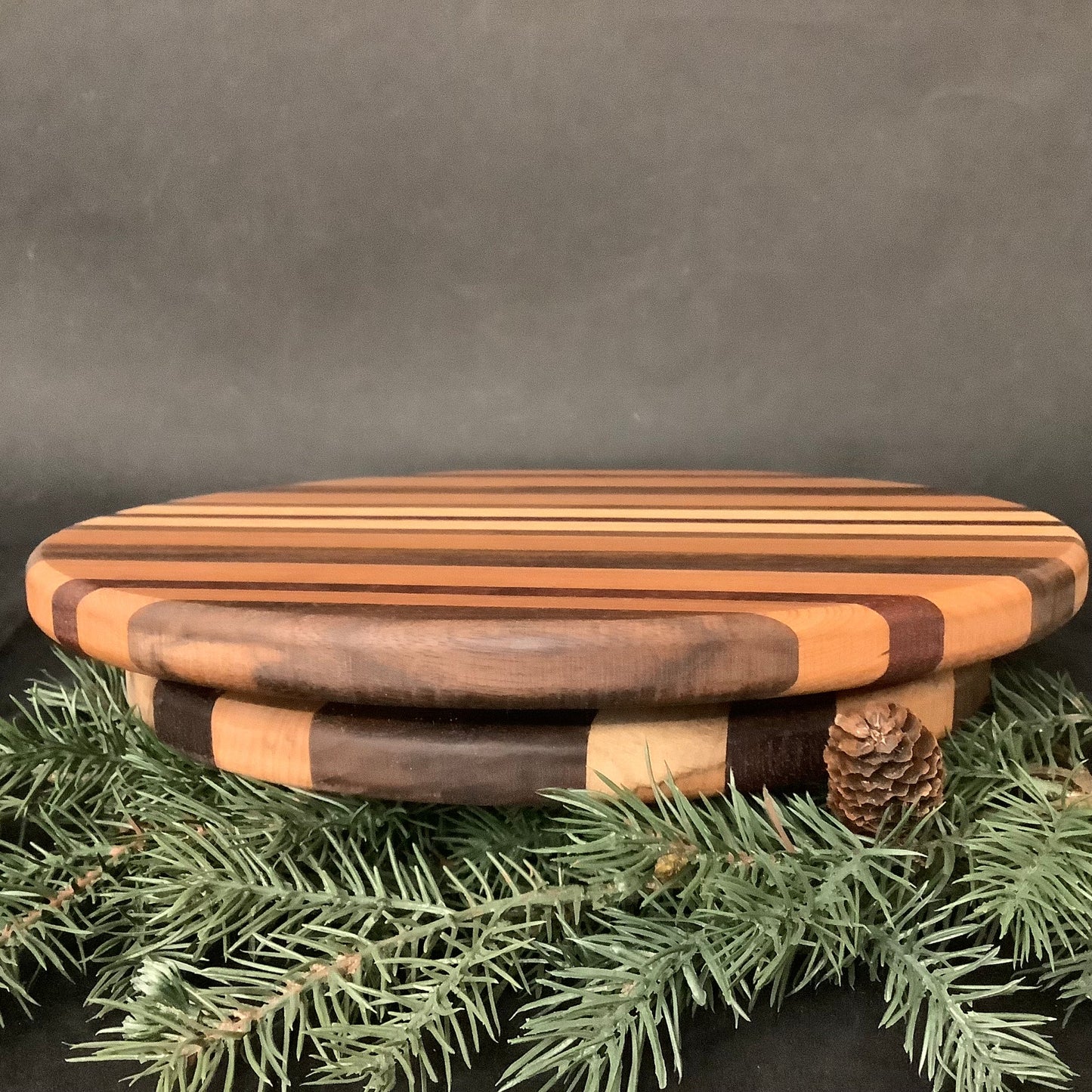 Lazy Susan Cherry, Ash and Brazilian Cherry