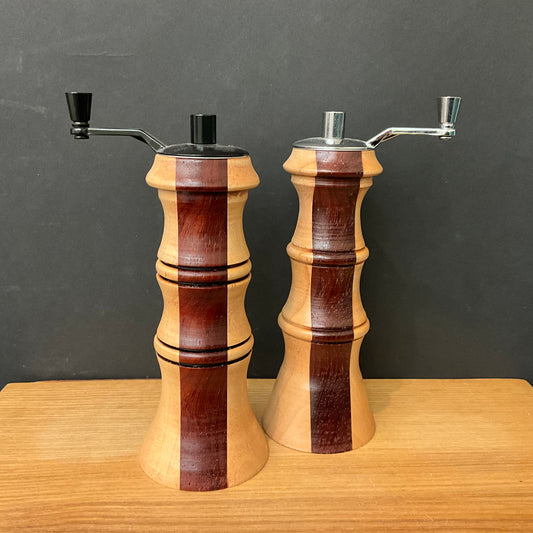 Salt & Pepper Set Maple & Paduak
