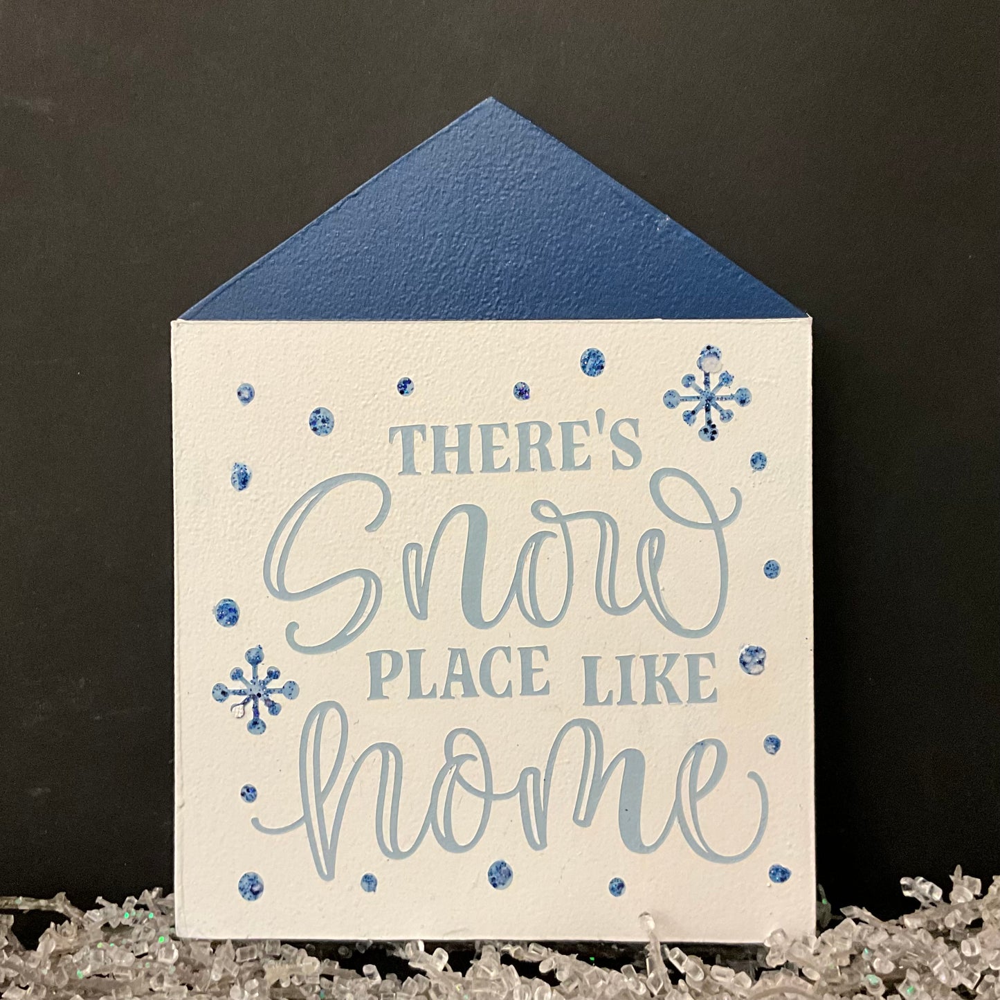 Double-sided House - Glitter Tree & Snow