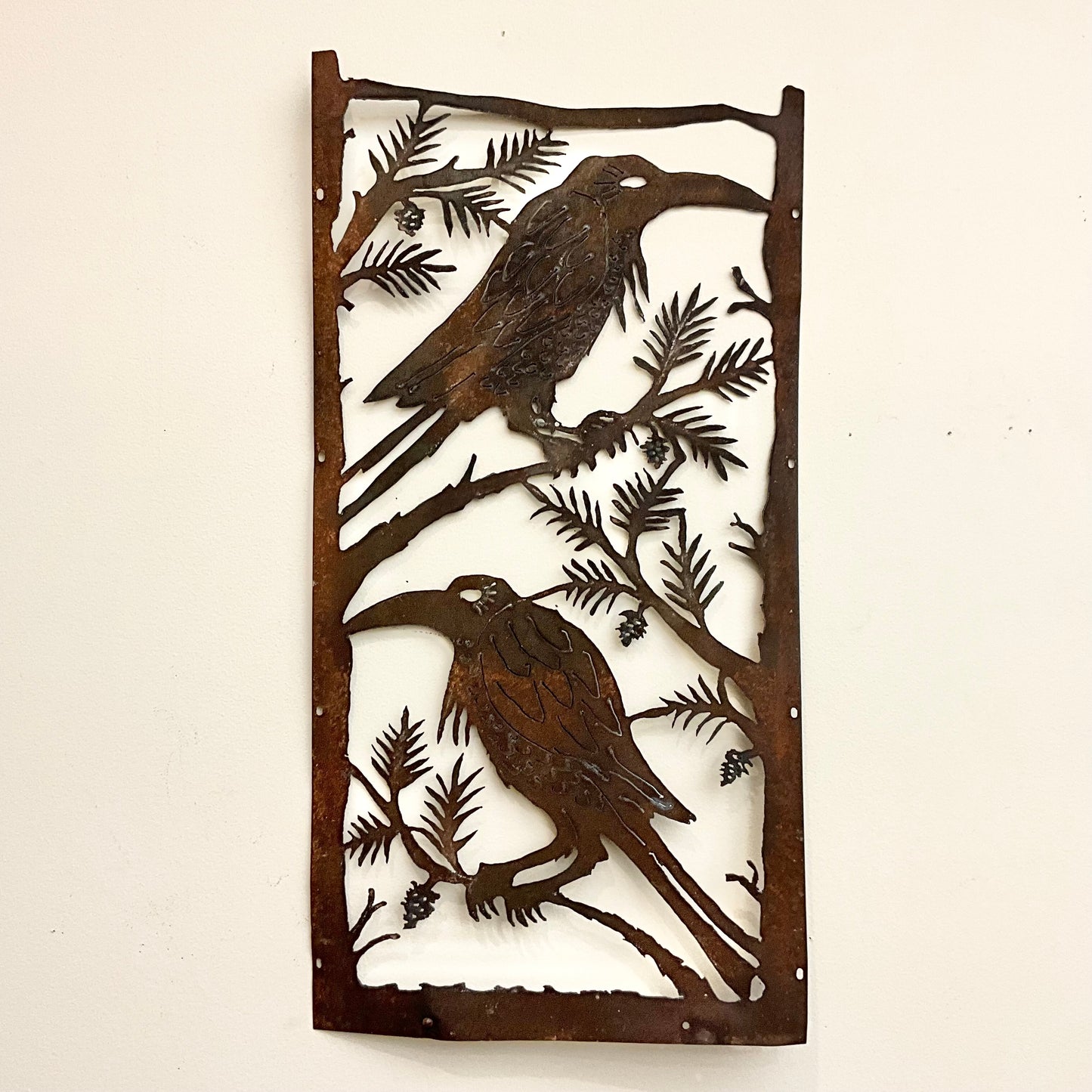 “November Ravens” Metal Wall Art