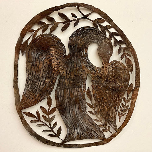 “Bashful Swan” Metal Wall Art