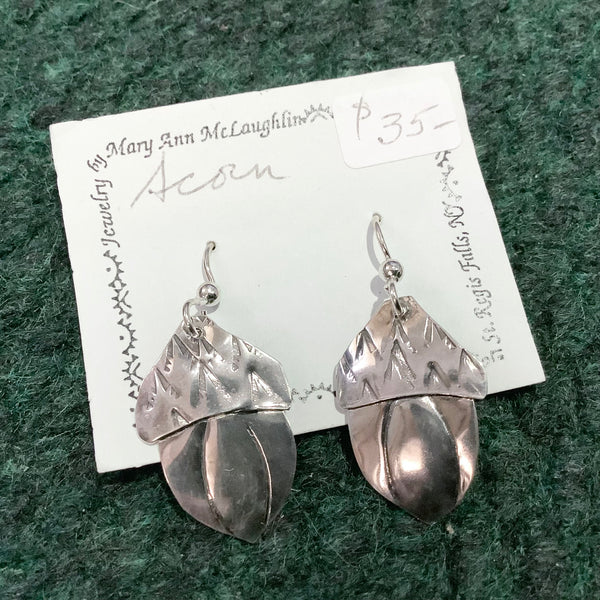 Sterling Silver Acorn Earrings