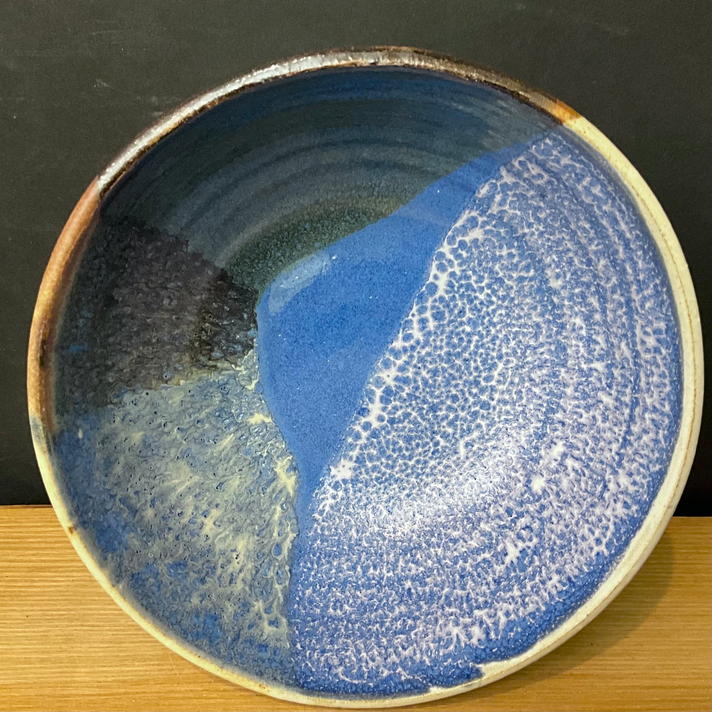 Deep Bowl Browns, Blues and Cream