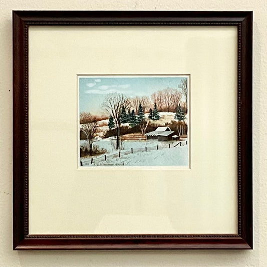 Woodshed Stockholm Original Painting