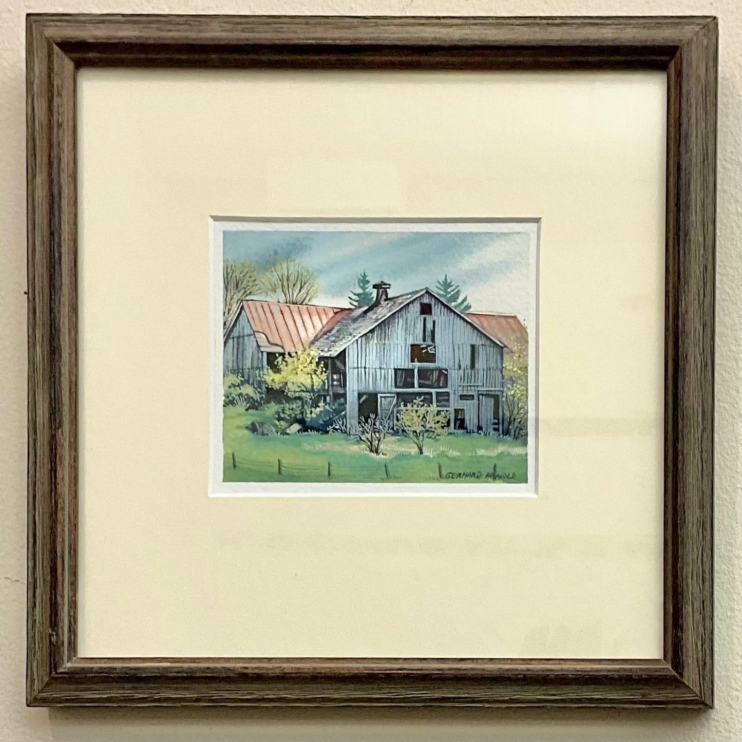 Summer Barn Clayton Original Painting