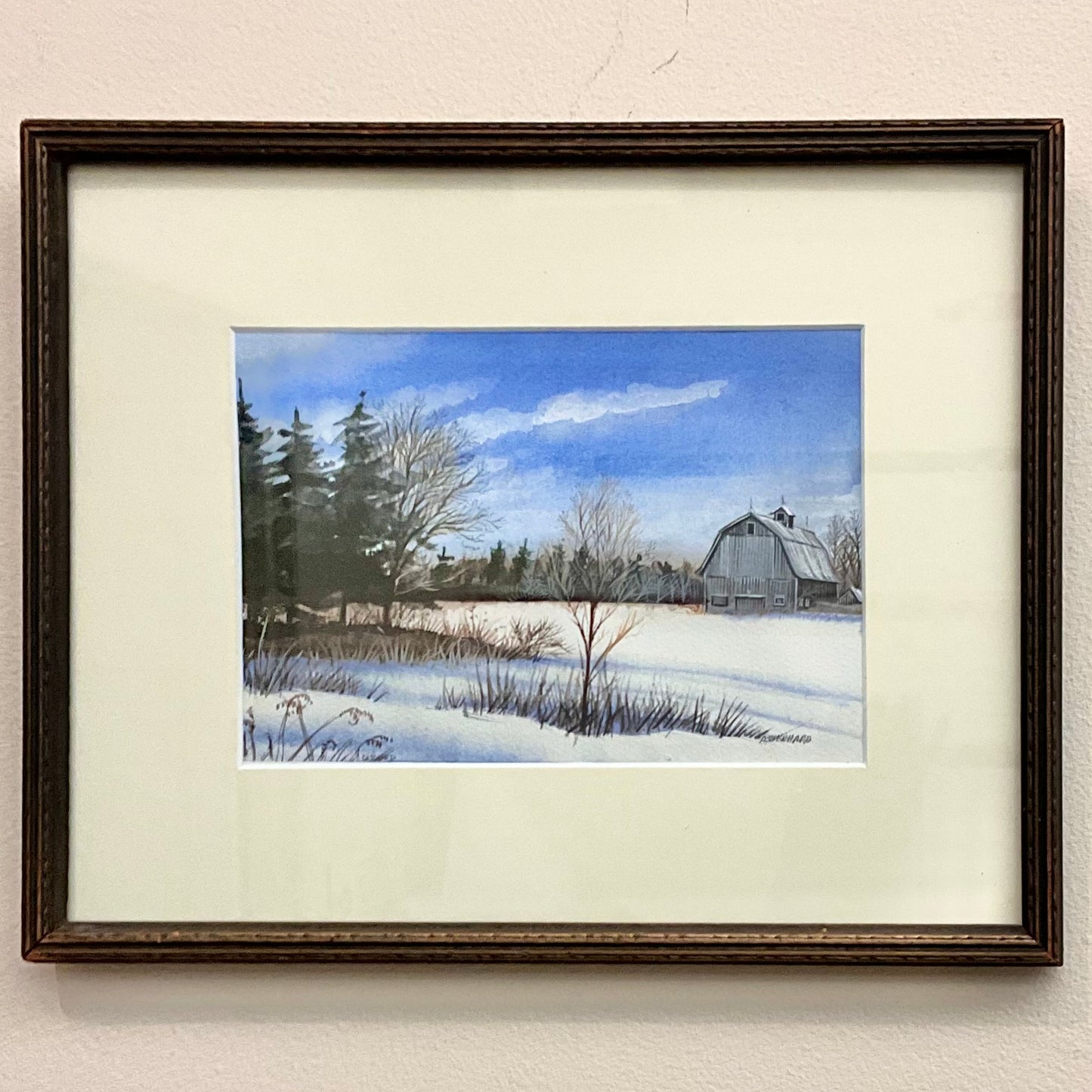 North Country Barn Original Painting