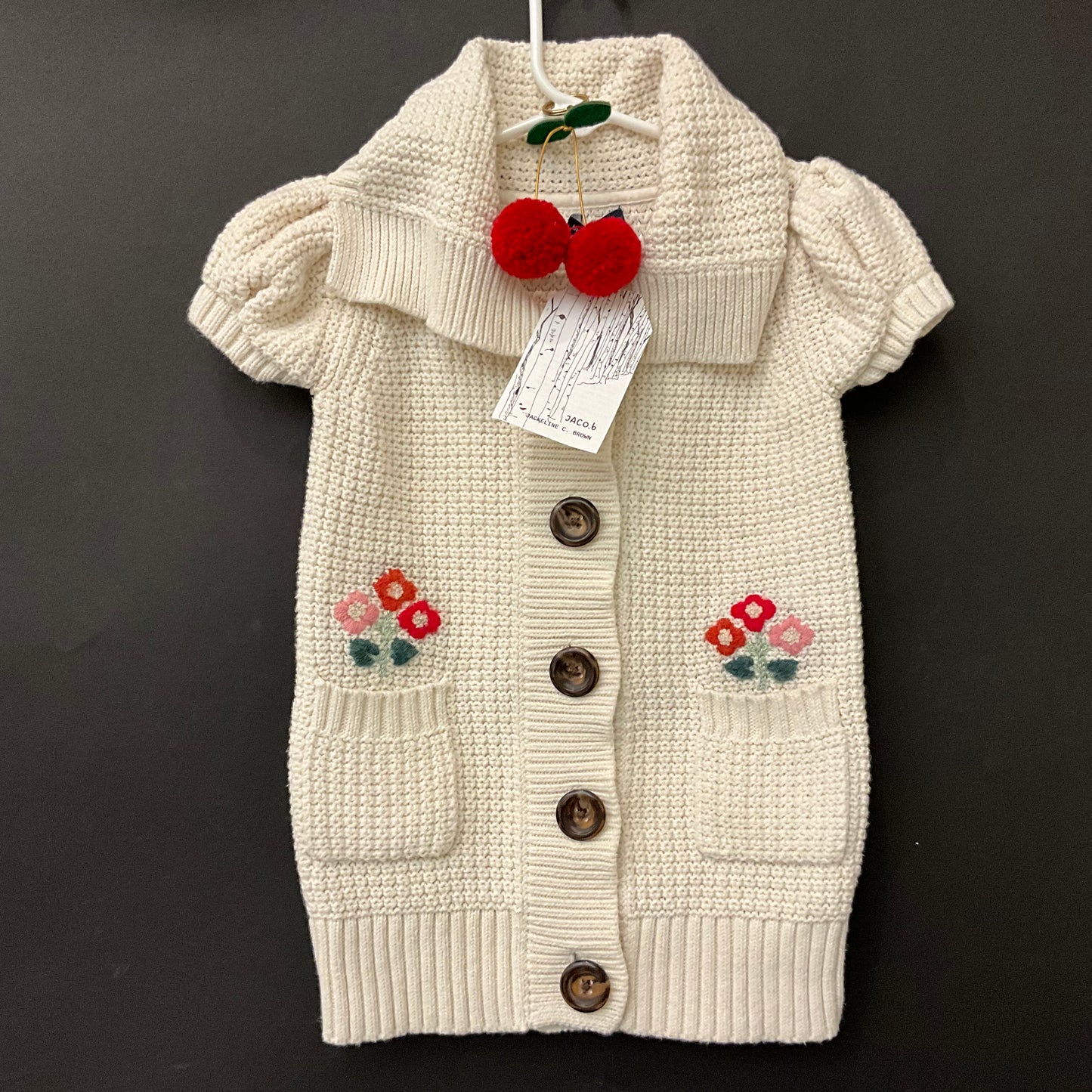 Embroidered Sweater Dress Size 3T