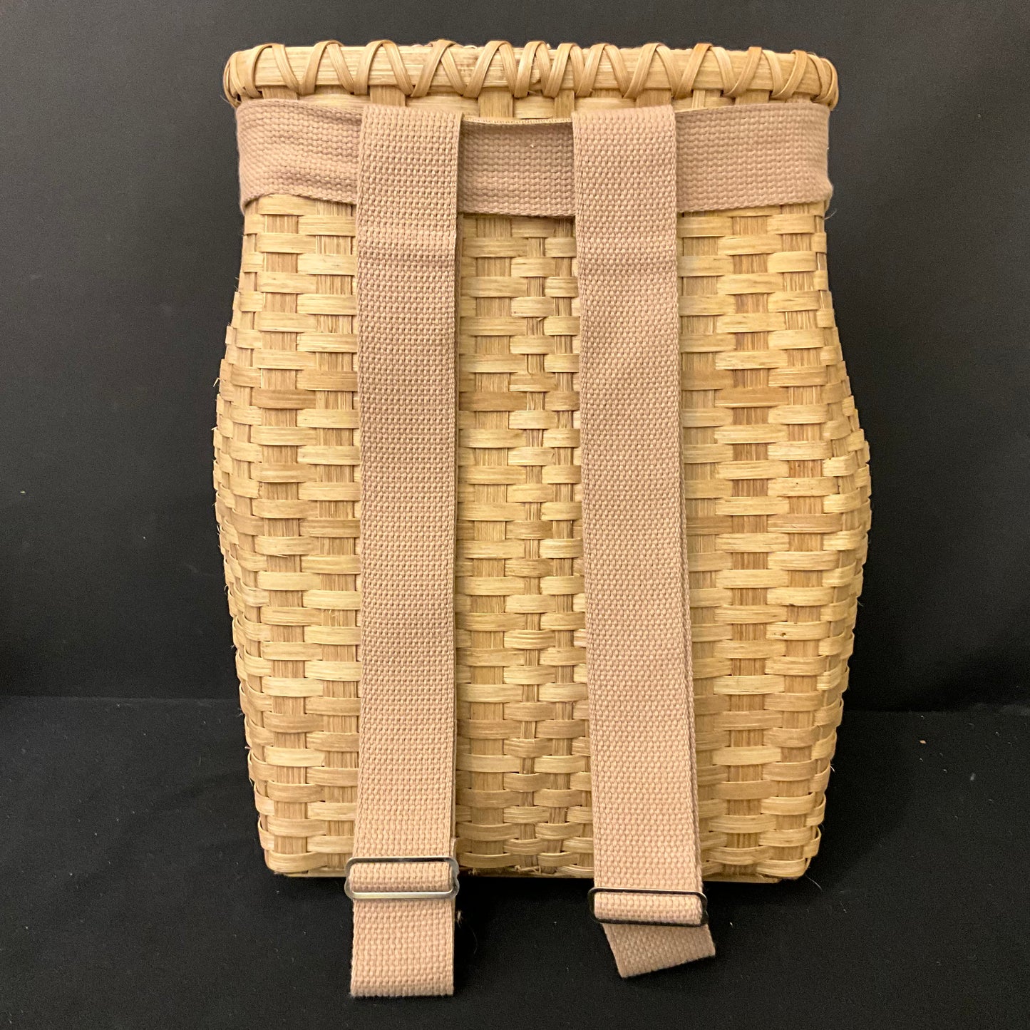 Adirondack Pack Basket with Woven Straps
